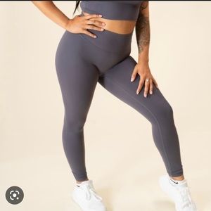 PARAGON - HIGH RISE BEST FRIEND LEGGING - PERISCOPE GRAY - SMALL